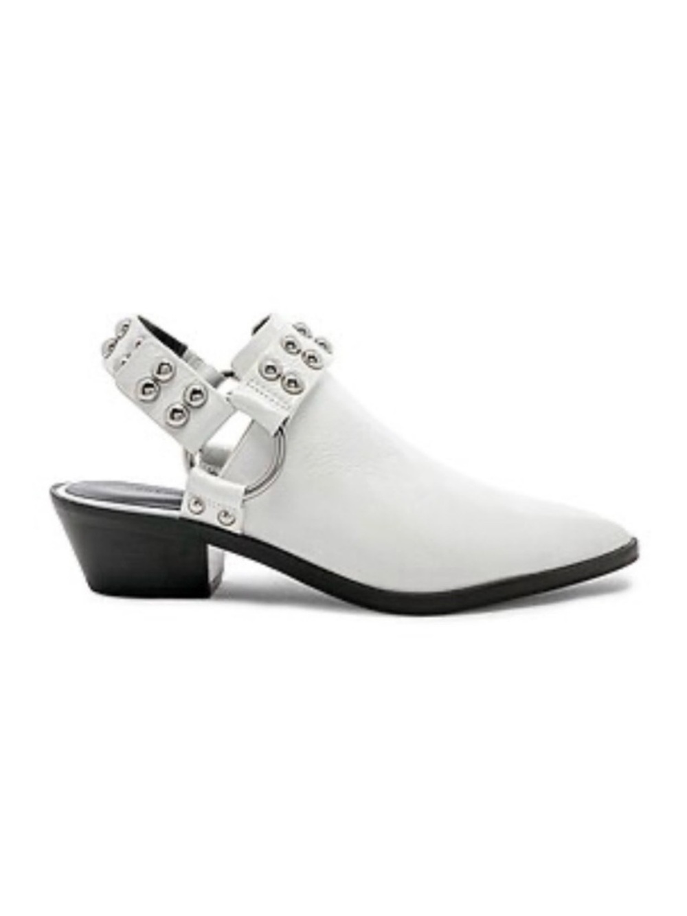 Rebecca Minkoff White Studded Mules